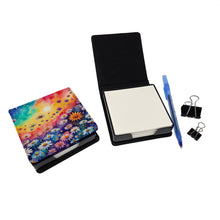 Load image into Gallery viewer, Asters in Color PU Leather Note Paper Holder