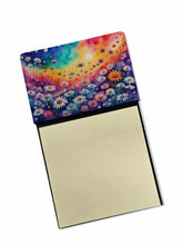 Load image into Gallery viewer, Asters in Color Sticky Note Holder- Refiilable Desk Accessory Note Pad