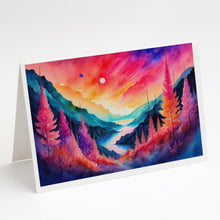 Load image into Gallery viewer, Astilbe in Color Greeting Cards -  Blank Note Cards – 8-Pack of Artist-Designed Cards with Envelopes