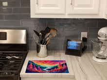 Load image into Gallery viewer, Astilbe in Color Glass Cutting Boards – Durable, Decorative Kitchen Art Large