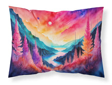 Load image into Gallery viewer, Astilbe in Color Fabric Standard Pillowcase – Artistic Decorative Front, White Back