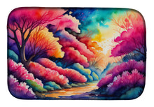 Load image into Gallery viewer, Azaleas in Color Dish Drying Mat