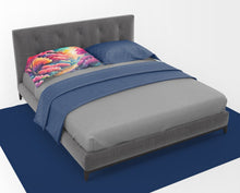 Load image into Gallery viewer, Azaleas in Color Fabric Standard Pillowcase – Artistic Decorative Front, White Back