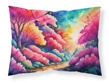 Load image into Gallery viewer, Azaleas in Color Fabric Standard Pillowcase – Artistic Decorative Front, White Back
