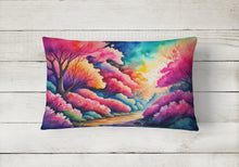 Load image into Gallery viewer, Azaleas in Color Fabric Decorative Pillow