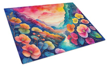 Load image into Gallery viewer, Begonias in Color Glass Cutting Boards – Durable, Decorative Kitchen Art Large