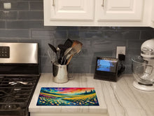 Load image into Gallery viewer, Buttercups in Color Glass Cutting Boards – Durable, Decorative Kitchen Art Large