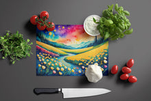 Load image into Gallery viewer, Buttercups in Color Glass Cutting Boards – Durable, Decorative Kitchen Art Large