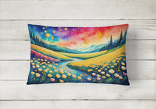 Load image into Gallery viewer, Buttercups in Color Fabric Decorative Pillow