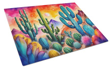 Load image into Gallery viewer, Cactus in Color Glass Cutting Boards – Durable, Decorative Kitchen Art Large