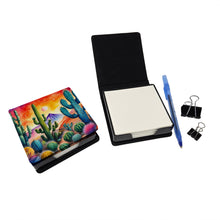 Load image into Gallery viewer, Cactus in Color PU Leather Note Paper Holder