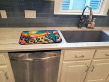 Load image into Gallery viewer, Cactus in Color Dish Drying Mat