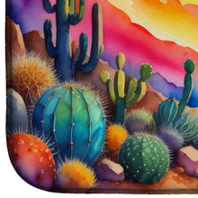 Load image into Gallery viewer, Cactus in Color Dish Drying Mat