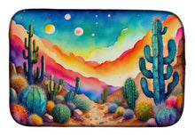 Load image into Gallery viewer, Cactus in Color Dish Drying Mat