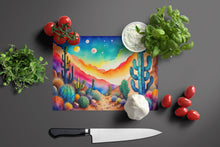 Load image into Gallery viewer, Cactus in Color Glass Cutting Boards – Durable, Decorative Kitchen Art Large