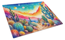 Load image into Gallery viewer, Cactus in Color Glass Cutting Boards – Durable, Decorative Kitchen Art Large