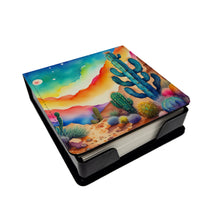 Load image into Gallery viewer, Cactus in Color PU Leather Note Paper Holder