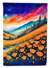Load image into Gallery viewer, California Poppies in Color House Flag