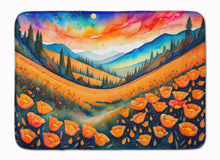 Load image into Gallery viewer, California Poppies in Color Memory Foam Kitchen Mat