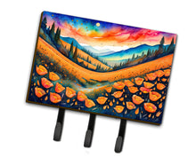Load image into Gallery viewer, California Poppies in Color Leash or Key Holder