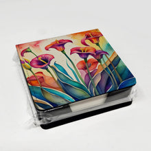 Load image into Gallery viewer, Calla Lilies in Color PU Leather Note Paper Holder