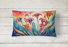 Load image into Gallery viewer, Calla Lilies in Color Fabric Decorative Pillow