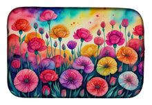 Load image into Gallery viewer, Carnations in Color Dish Drying Mat