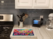 Load image into Gallery viewer, Carnations in Color Glass Cutting Boards – Durable, Decorative Kitchen Art Large