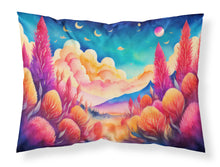 Load image into Gallery viewer, Celosia in Color Fabric Standard Pillowcase – Artistic Decorative Front, White Back