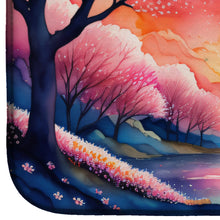 Load image into Gallery viewer, Cherry Blossom in Color Dish Drying Mat