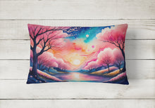 Load image into Gallery viewer, Cherry Blossom in Color Fabric Decorative Pillow