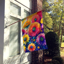 Load image into Gallery viewer, Chrysanthemums in Color House Flag