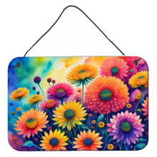 Load image into Gallery viewer, Chrysanthemums in Color Wall or Door Hanging Prints