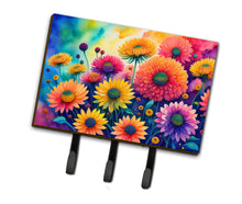 Load image into Gallery viewer, Chrysanthemums in Color Leash or Key Holder