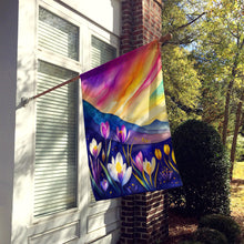 Load image into Gallery viewer, Crocus in Color House Flag