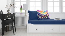 Load image into Gallery viewer, Crocus in Color Fabric Standard Pillowcase – Artistic Decorative Front, White Back
