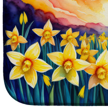 Load image into Gallery viewer, Daffodils in Color Dish Drying Mat