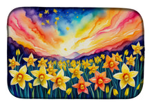 Load image into Gallery viewer, Daffodils in Color Dish Drying Mat