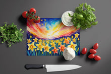 Load image into Gallery viewer, Daffodils in Color Glass Cutting Boards – Durable, Decorative Kitchen Art Large