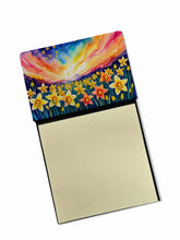 Load image into Gallery viewer, Daffodils in Color Sticky Note Holder- Refiilable Desk Accessory Note Pad