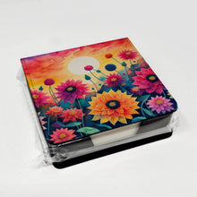 Load image into Gallery viewer, Dahlias in Color PU Leather Note Paper Holder