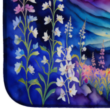 Load image into Gallery viewer, Delphinium in Color Dish Drying Mat