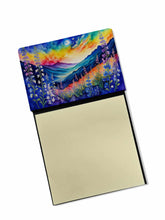 Load image into Gallery viewer, Delphinium in Color Sticky Note Holder- Refiilable Desk Accessory Note Pad