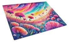 Load image into Gallery viewer, Dianthus in Color Glass Cutting Boards – Durable, Decorative Kitchen Art Large