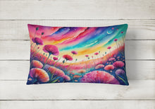 Load image into Gallery viewer, Dianthus in Color Fabric Decorative Pillow