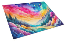 Load image into Gallery viewer, Dusty Miller in Color Glass Cutting Boards – Durable, Decorative Kitchen Art Large