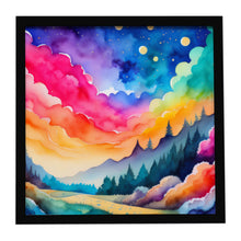 Load image into Gallery viewer, Dusty Miller in Color Framed Metal Print