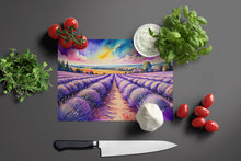 Load image into Gallery viewer, English Lavender in Color Glass Cutting Boards – Durable, Decorative Kitchen Art Large