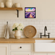 Load image into Gallery viewer, English Lavender in Color Framed Metal Print