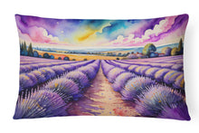 Load image into Gallery viewer, English Lavender in Color Fabric Decorative Pillow